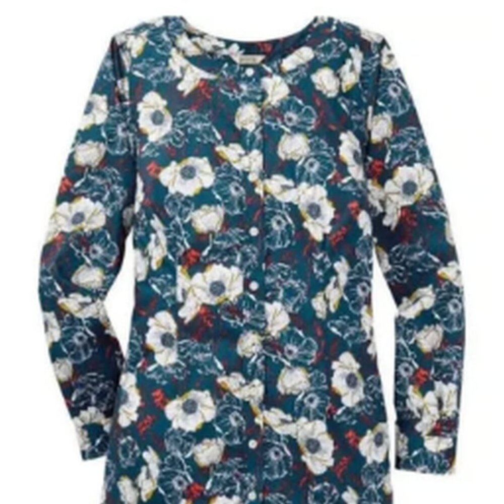 Duluth Trading Co. Womens Long Tunic Wrinklefighter shirt size XXL